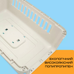 Haisen Переноска Контейнер Для Котів та Собак 48*32*30 см Для Авіа Перельотів та Транспортування Тварин з Металевими Кріпленнями та Дверями + Замок до 9 кг