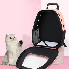 Рюкзак-переноска для котів та собак CosmoPet CP-36 41 х 32 х 19 см Рожевий