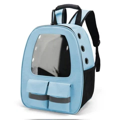 Рюкзак-переноска для котів та собак 41х32х19 CosmoPet CP-36 Blue