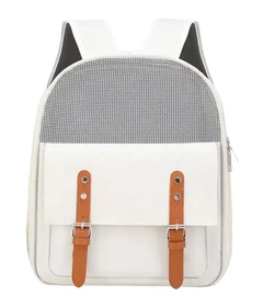 Рюкзак-переноска для котів та собак 40x33x23 CosmoPet CP-51 White