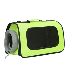 Сумка переноска для котів та собак L 52x22x29 см CosmoPet CP-11 Green