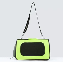 Сумка переноска для котів та собак L 52x22x29 см CosmoPet CP-11 Green