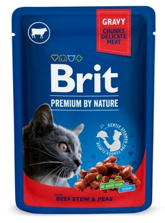 Brit Premium Корм з м'ясо та м'ясні субпродукти для котів