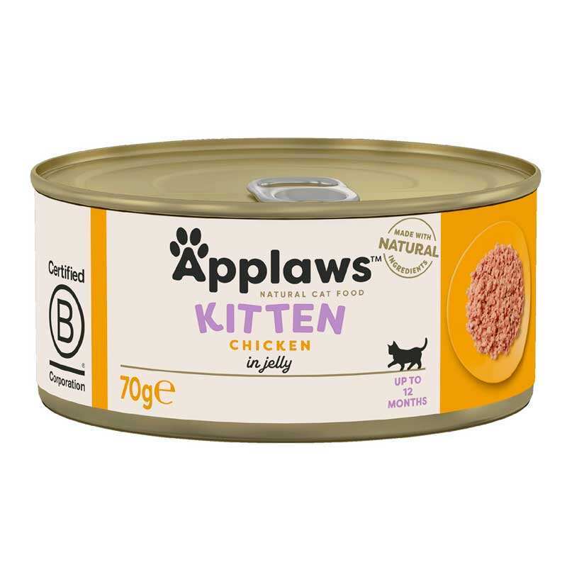 Applaws Вологий корм (шматочки в желе) з куркою для кошенят