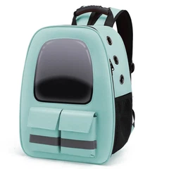 Рюкзак-переноска для котів та собак CosmoPet CP-36 41 х 32 х 19 см Зелений