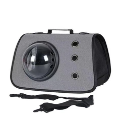 Переноска сумка для котів та собак з ілюмінатором CosmoPet CP-31 Grey