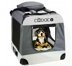 Без бренда Сумка‑переноска CAT DOG для собак і кішок 50 × 35 × 35 см, темно‑сіра