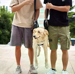 Без бренду Сумка-переноска для собаки з підтримкою тіла, розмір XXL, чорна