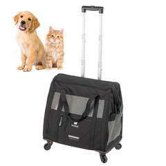Візок для маленьких собак та кішок Ferplast Voyager Trolley 46.5х26.5х50 см Чорний (85738417)