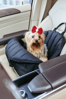 Автокрісло для собак та котів сумка-переноска Petsonite Чорна