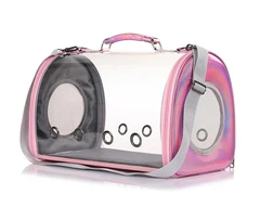 Сумка - переноска для котів та собак CosmoPet CP-26 42 х 25 х 28 см Рожевий