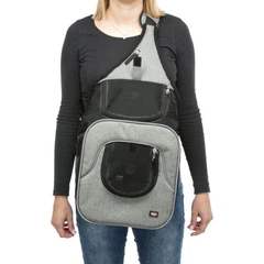 Рюкзак переноска "Savina Front Carrier" Trixie 30см × 33см × 26см до 10кг з поясним ременем TX-28941