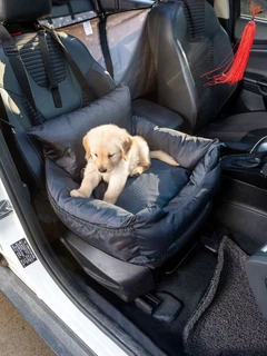 NewPet Автомобільне Крісло Переноска для Собак 2в1 Oxford Relax 55×50×35 см Водонепроникне в Машину Якорна Система Безпеки з Карабіном та Ремінцем для Подорожей з Тваринами