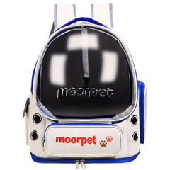 Портативний Рюкзак-скафандр для Тварин MoorPet Orbit Ергономічний Рюкзак з Віконцем 42×34×27 см Прозорий Ілюмінатор та Багаторівнева Вентиляція до 8 кг