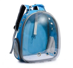 Без бренду Рюкзак для перенесення вихованців RIAS Pet Cat Light Blue (3_04927)
