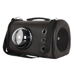 Сумка для перенесення котів і собак CosmoPet CP-19 з ілюмінатором 43x29x23 см Коричневий