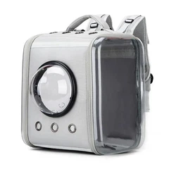 Рюкзак - переноска для домашніх тварин CosmoPet CP-28 39 x 30 x 30 см Сірий