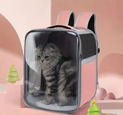 Рюкзак-переноска для котів та собак CosmoPet CP-32 40 x 30 x 28 см Рожевий