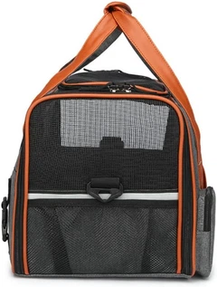 Luposan Сумка для перенесення собак та котів Bestopet (Люпосанчик) Soft Sided Pet Carrier Bag BS-SS-014L, Dark grey