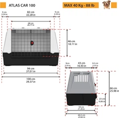 Автомобільна переноска Ferplast Atlas Car 100 для собак