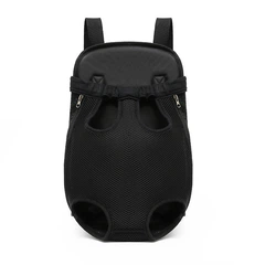 Відкрита переноска - кенгуру для котів Pet Style "Comfort Bag" Чорна M