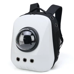 Рюкзак для перенесення котів та собак розсувний з ілюмінатором CosmoPet CP-22 White