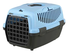 Переноска Trixie для собак та котів Capri 1 пластикова синя до 6кг XS 32*31*48 см