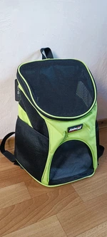 AnimAll Рюкзак-переноска для кішок і собак HJ-136-1 (31х25х35 см) салатовий