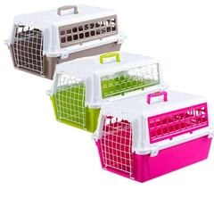 Переноска для собак та котів Ferplast Atlas 20 Trendy 37х58х32 см Сіра (73028499)