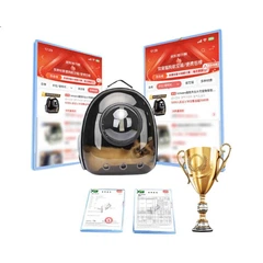 Рюкзак-переноска Licheers Large Pet Carrier, капсула для котів і собак, місткий