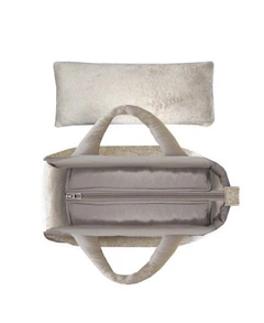 Milk&Pepper Сумка переноска для собак Milk & Pepper Capsule Bag срібна Розмір M (40х20х27см)