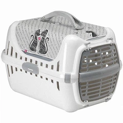 Moderna Trendy Runner Cats In Love МОДЕРНА ЗАКОХАНІ КОТИ переноска для котів, пластикові дверцята