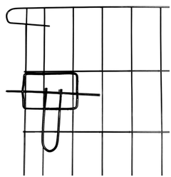 Без бренда Клетка транспортер металлическая для собак 60x42x50 см перевозка черная