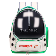 Рюкзак з Ілюмінатором MoorPet Orbit Прозоре Віконце Рюкзак-переноска для Котів 42×34×27 см Водовідштовхувальний з Вентиляцією та Бічними Кишенями Для Котів та Маленьких Собак Вагою до 8 кг