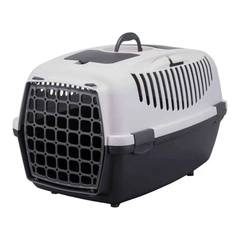 Переноска для собак та котів Trixie Capri 3 сіра пластикова 40 x 38 x 61 см до 12 кг (MLZ6249)