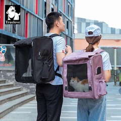 Truelove Сумка переноскаТruеlоvе для собак та котів до 15 кг сіра L 46 х 41 х 25 см