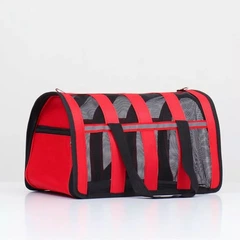 Сумка переноска для домашніх тварин CosmoPet CP-46 42x26x22 см Червоний