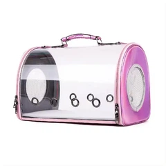 Сумка - переноска для котів та собак CosmoPet CP-26 33 х 24 х 26 см Рожевий