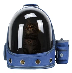 Рюкзак-переноска для котів та собак CosmoPet CP-33 41 x 20 x 30 см Синій