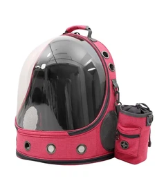 Рюкзак-переноска для котів та собак CosmoPet CP-33 41 x 20 x 30 см Рожевий
