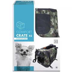 M Pets Складана камуфляжна сумка-переноска для собак та котів M-Pets Comfort Crate Camouflage 41х28х28 см (6953182740841)