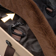М'яка зимова переноска Ferplast With-Me Winter для маленьких собак, коричнева