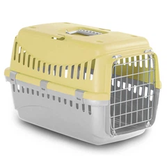 Переноска для собак та котів до 18 кг 58*38*38 см MP Bergamo GIPSY 2 large Yellow (двері метал)