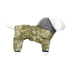 Комбінезон для собак WAUDOG Clothes малюнок Мілітарі S32 В 47-50 см С 30-33 см