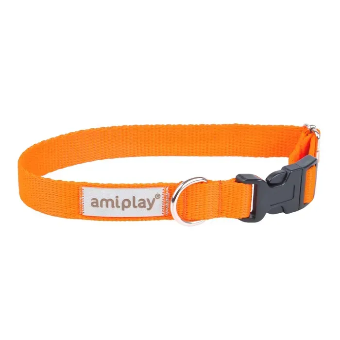 Amiplay Samba нашийник для собак S - помаранчевий