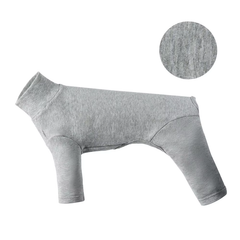 Vpetbr Базовий комбінезон/піжама для собак V.PET.B.R. Dog Jumpsuit CF36 Grey, XS