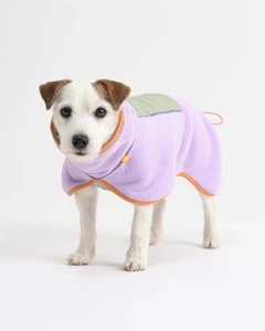 Флісова попона-пуловер для собак Woolly Wolf Alpha 360 Lavender Mix 30