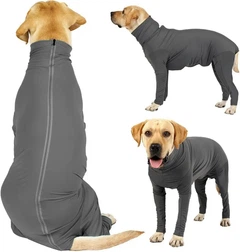 Комбінезон для відновлення собак Derby Pet Recovery Suite, Black, S