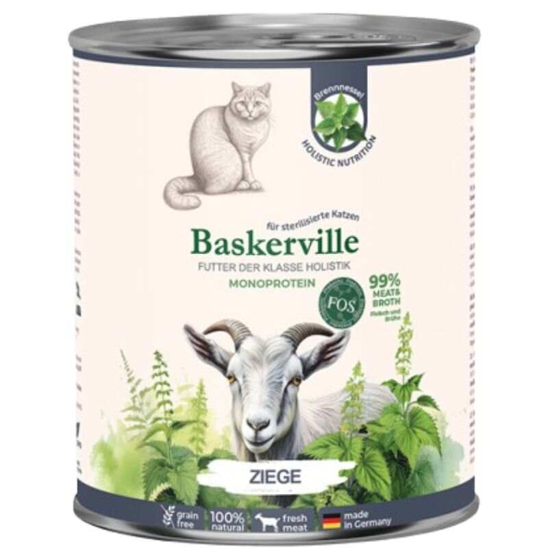 Baskerville Корм з м'ясо кози для котів