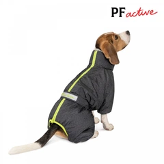 Комбінезон для собак Pet Fashion Cold сірий на зиму з поліестеру розмір XS